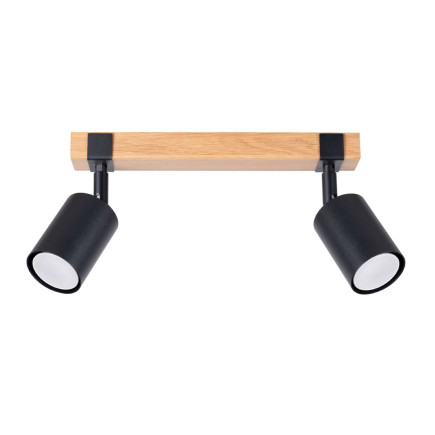 Taklampa FAGER 2 svart