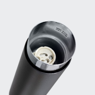 Taklampa NERO 12,5 svart/krom