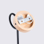Vägglampa EMBER schwarz
