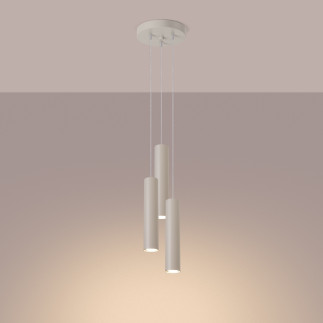 Taklampa LAGOS 3P beige
