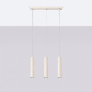 Taklampa LAGOS 3L beige