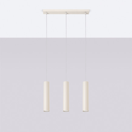 Taklampa LAGOS 3L beige