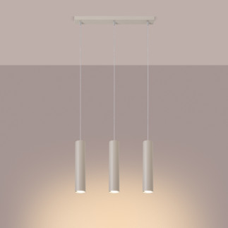 Taklampa LAGOS 3L beige