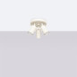 Taklampa RING 3P beige