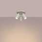 Taklampa RING 3P beige