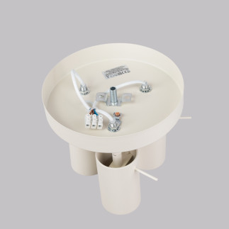 Taklampa RING 3P beige