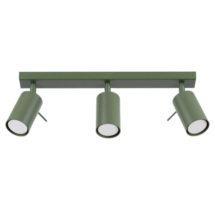 Taklampa RING 3L olivgrön
