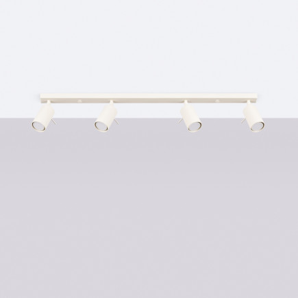 Taklampa RING 4L beige