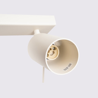 Taklampa RING 4L beige