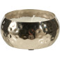 Ljus Silver Metall 9,5 cm