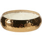 Ljus Guld Metall 17,5 cm