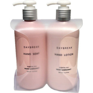 Handtvål & Handlotion Set Peoni Bergamot Rosalila 360 ml