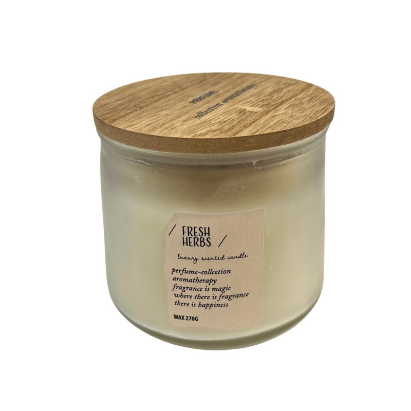 Doftljus Wood Wick Fresh Herbs 10 cm Doftljus Wood Wick Fresh Herbs 10 cm