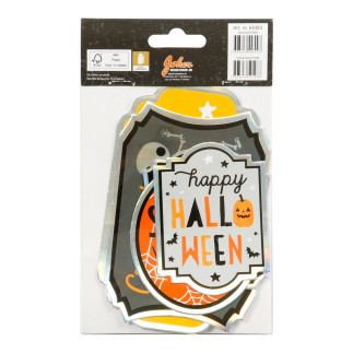 Etiketter Flaska Halloween 5-pack
