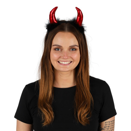 Diadem Halloween Djävulshorn