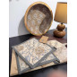 Grytlapp Beige Textil 20x20 cm