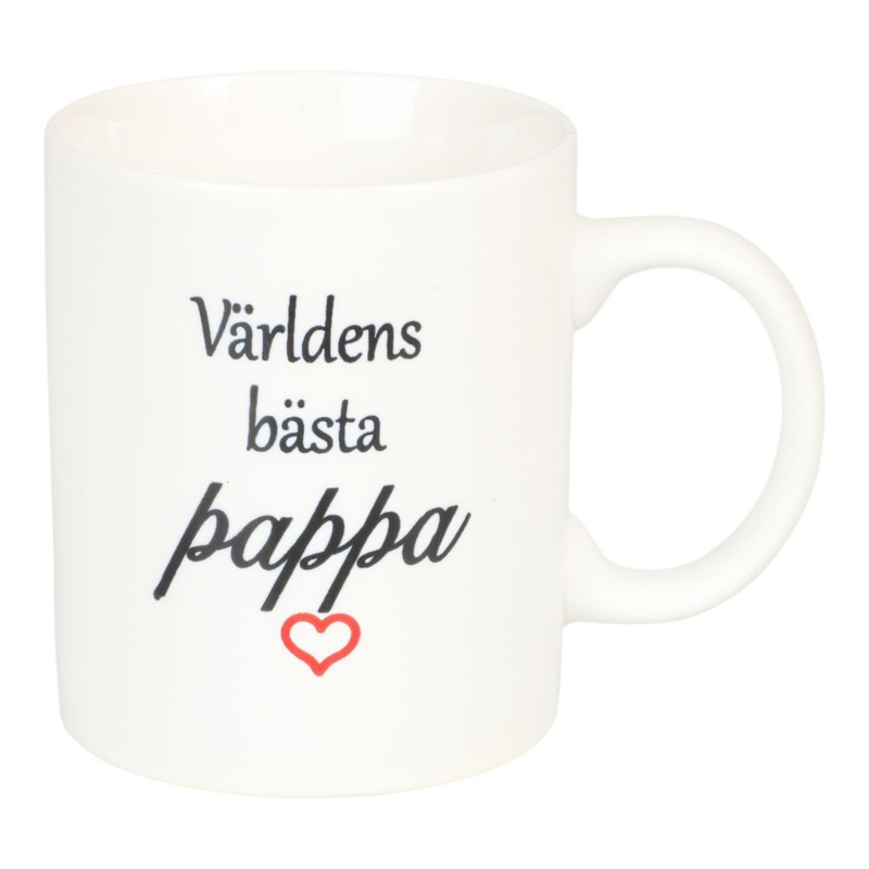 Mugg Världens bästa pappa Fars dag Mugg Världens bästa pappa Fars dag