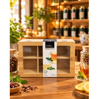 Teburk Tebox Trälåda Natur 24 cm
