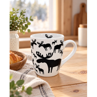 Mugg Älg Keramik 10 cm
