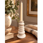 Ljusstake Keramik Creme 15,5 cm Ljusstake Keramik Creme 15,5 cm