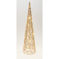 Julkon Guld med LED-belysning Belysning Timer 60 cm Julkon Guld med LED-belysning Belysning Timer 60 cm