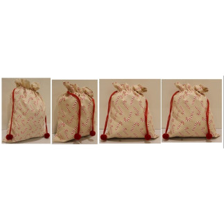 Julklappssäck Tomte Jute 100cm stor