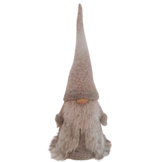Tomte Jul Grå Textil 90 cm