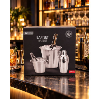 Bartenderset 4 delar Rostfritt