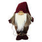 Tomte Jul Röd Luva Textil 42 cm