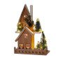 Julby By Hus Led Trä 33 cm Julby By Hus Led Trä 33 cm