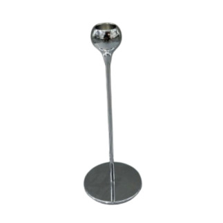 Ljusstake Metall Silver Droppe 22 cm