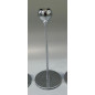 Ljusstake Metall Silver Droppe 22 cm Ljusstake Metall Silver Droppe 22 cm