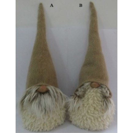 Tomte Beige Textil 52 cm