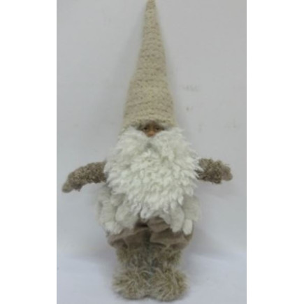 Tomte Beige Textil 46 cm