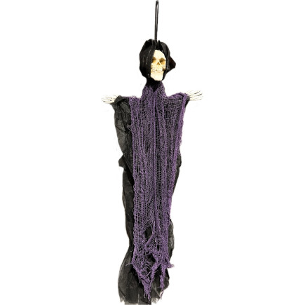 Skelett Hängande Svart 70 cm