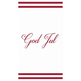 Servetter Buffé God Jul Vit/Röd 16-pack