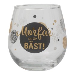 Cheers Glas "MORFAR Du är bäst" Dricksglas