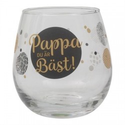 Cheers Glas "PAPPA Du är bäst" Dricksglas