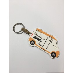 Nyckelring Husbil Orange/Vit