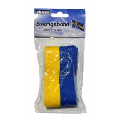 Band Studentband blå/gult 50 mm/4 meter