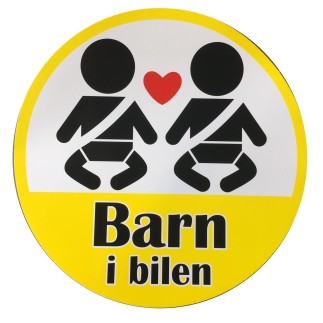 Stickers Barn i bilen 4-pack