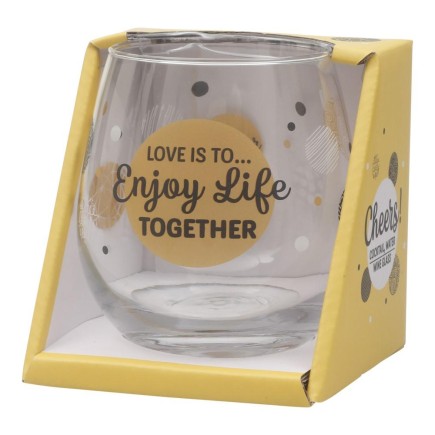 Cheers Glas "Love is" Dricksglas