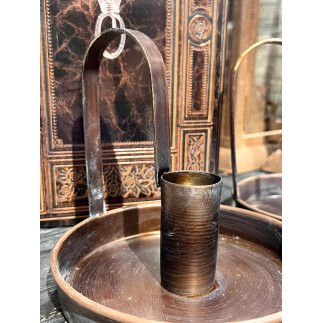 Ljusstake Metall Antikbrons 13 cm
