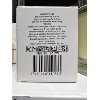 Doftljus Vitt Verbena 200 gr