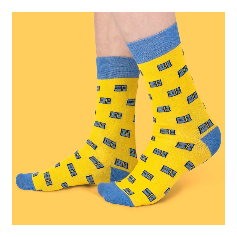 Strumpor Sweden Gula stl 36-40