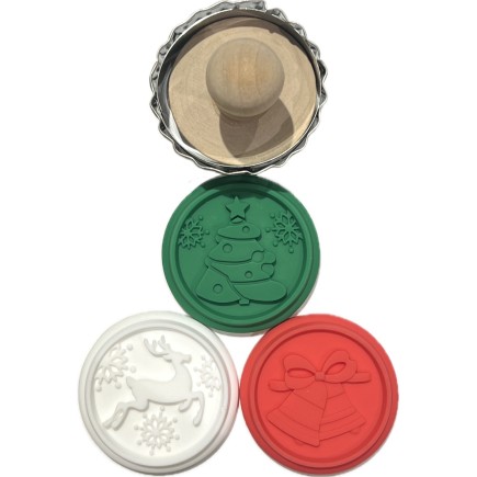 Pepparkaksstämplar Set Stämplar Bak 3 motiv