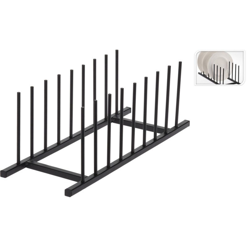 Tallrikshållare Svart Metall 35 cm Tallrikshållare Svart Metall 35 cm