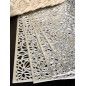 Underlägg Silver Guld Beige Plast 45x30 cm