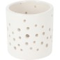 Ljushållare Vit Granar Prickar Jul 6 cm